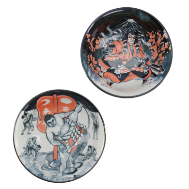 TDS, Ramen Bowl in Gift Box, Asakusa, 6pcs, Ø 20.5x8cm 1250ml, Item No. 33608