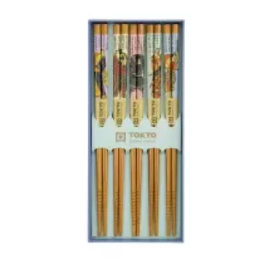 TDS, 5 Paar Essstäbchen Geschenkset, Sumo, Art.-Nr. 33624