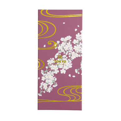 TDS, Chopstick Gift Set, White Sakura, 5 pair, Item No. 33627