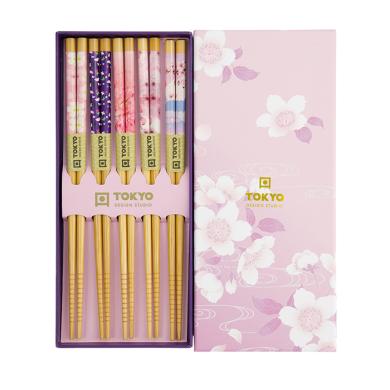 TDS, 5 Paar Essstäbchen-Geschenkset, Art.-Nr. 33629