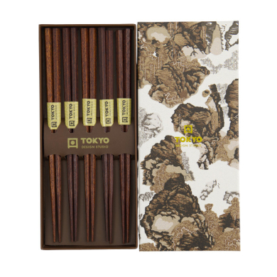 TDS, 5 Paar Essstäbchen Geschenkset, Art.-Nr. 33636