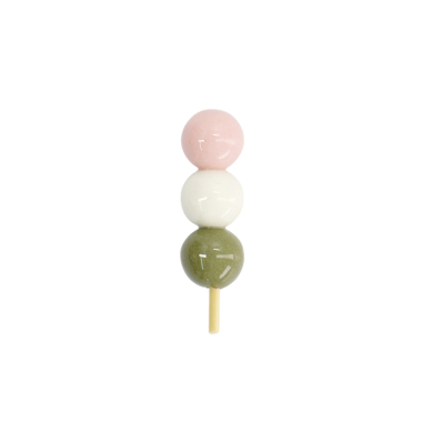 TDS, Kawaii Chopsticks Rest, 3colors Dango, 5x1.5x1.5cm, Item No. 33647