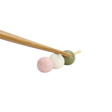TDS, Kawaii Chopsticks Rest, 3colors Dango, 5x1.5x1.5cm, Item No. 33647