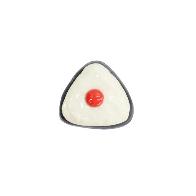 TDS, Kawaii Chopsticks Rest, Ume Onigiri, 3.5x3.5x1.7cm, Item No. 33653