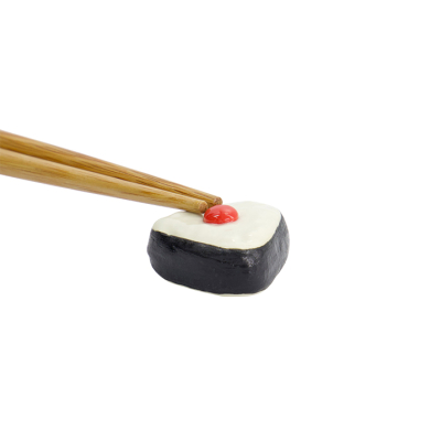TDS, Kawaii Chopsticks Rest, Ume Onigiri, 3.5x3.5x1.7cm, Item No. 33653