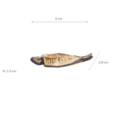 TDS, Kawaii Essstäbchenablage, Aji Fish, 6x2,8x1,3cm, Art Nr. 33655