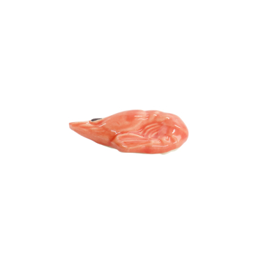 TDS, Kawaii Chopstick Rest, Shrimp, 4.7x2.7x1.3cm, Item No. 33657