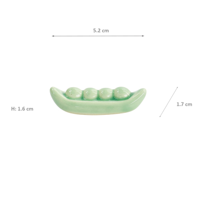 TDS, Kawaii Essstäbchenablage, Snap Peas, 5,2x1,7x1,6cm, Art.-Nr. 33669