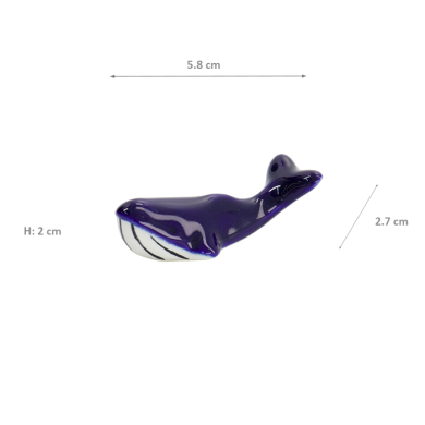 TDS, Kawaii Chopstick Rest, Whale, 5.8x2.7x2cm, Item No. 33675