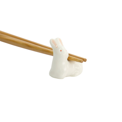 TDS, Kawaii Chopstick Rest, Rabbit, 3.6x2.4x3.4cm, Item No. 33676