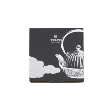 TDS, WY Teekanne aus Gusseisen, Schwarz/Gold, 0,5 L, Art-Nr. 33703