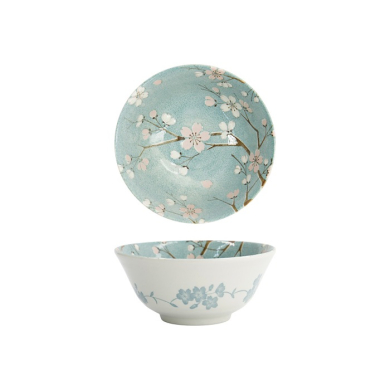 Tokyo Design Studio Tayo Bowl Fujisakura Green, Porcelain, Ø 15.2 × 6.7 cm, 500 ml
