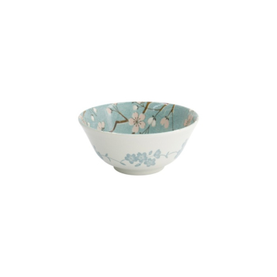 Tayo Bowl Fujisakura Green, Porcelain, Ø 15.2 × 6.7 cm, 500 ml, Item No. 33705