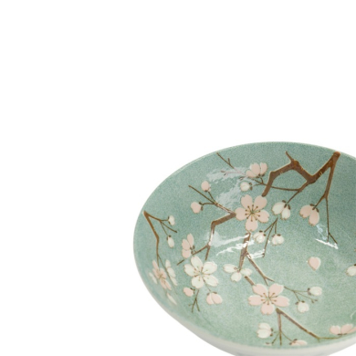Ramen Bowl Fujisakura Green, Porcelain, Ø 21 × 7.8 cm, 1 l, Item No. 33706