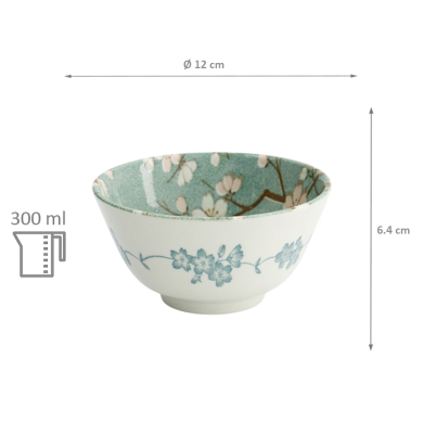 TDS, Bowl, Fujisakura, Ø 12x6.4cm 300ml, Item No. 33708