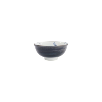 Reisschale Hokusai Weiß/Blau, Porzellan, Ø 11,8 × 5,5 cm, 300 ml, Art.-Nr. 33730