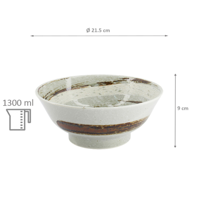 TDS, Ramen Bowl, Masamura Naruto, Ø 21.5x9cm, 1300ml, Item No. 33842