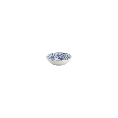 Saucenschale Kawaii Cat Neko Weiß/Blau, Porzellan, Ø 7,5 × 3 cm, Art.-Nr. 33852