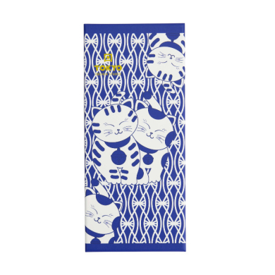 TDS, 5 Chopstick Giftset, Neko Cat Blue, Item No. 33935
