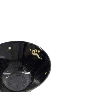 Reisschale Kawaii Black Whale, Porzellan, Ø 18,5 × 9 cm, 1,25 l, Art.-Nr. 33947
