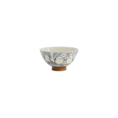 Reisschale Kawaii Bird Grau, Porzellan, Ø 11,5 × 6,2 cm, 300 ml, Art.-Nr. 34034