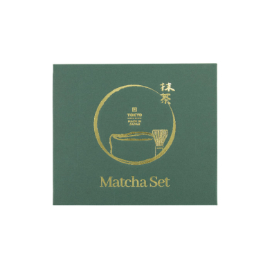 TDS, Matcha Bowl Giftset, 4-piece set, 14.5 x 6.5 cm, Sasa Green, Item No. 34079