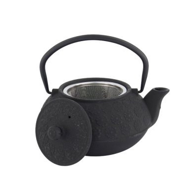 TDS, WY Teekanne aus Gusseisen, Sakura YH, Schwarz, 0,6 L, Art-Nr. 34144