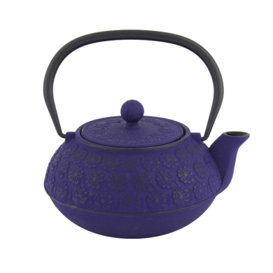 TDS, WY Teekanne aus Gusseisen, Sakura YH, Blau, 0,9 L, Art-Nr. 34148