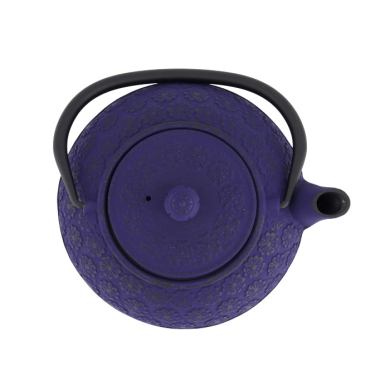 TDS, WY Teekanne aus Gusseisen, Sakura YH, Blau, 0,9 L, Art-Nr. 34148