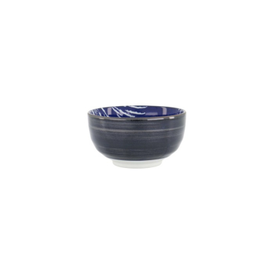 Tayo Bowl Hokusai Fuji White/Blue, Porcelain, Ø 12.6 × 7 cm, 350 ml, Item No. 34159