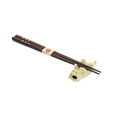 TDS, Chopsticks including Rest, Giftset, Cat, Brown - Item No. 34176