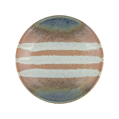 Teller Suisho Aka-cha Braun, Porzellan, Ø 26 × 3,4 cm, Art.-Nr. 34250