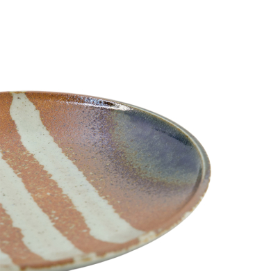 TDS, Suisho Teller, Aka-cha, 26 x 3,4 cm, Braun, Art.-Nr. 34250