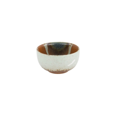 Bowl Suisho Aka-cha Brown, Porcelain, Ø 13 × 7 cm, 550 ml, Item No. 34252