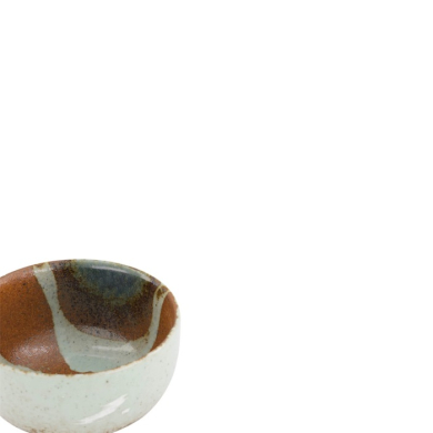 Bowl Suisho Aka-cha Brown, Porcelain, Ø 13 × 7 cm, 550 ml, Item No. 34252