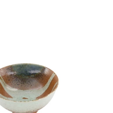 Rice Bowl with Rim Suisho Aka-cha Brown, Porcelain, Ø 16 × 8 cm, 600 ml, Item No. 34253