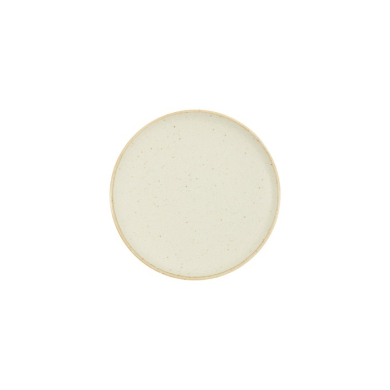 Plate Umizuna Beige, Porcelain, Ø 15.3 × 2 cm, Item No. 34286