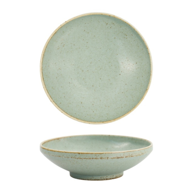 Tokyo Design Studio Plate Minto Green, Porcelain, Ø 21.5 × 4 cm