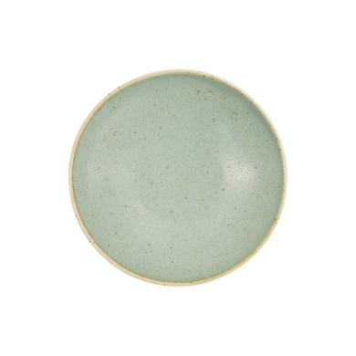 Plate Minto Green, Porcelain, Ø 21.5 × 4 cm, Item No. 34294
