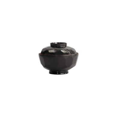 Bowl with Lid ABS Lacquerware, Ø 12 × 9.5 cm, Item No. 4065