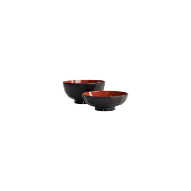Bowl with Lid ABS Lacquerware, Ø 12 × 9.5 cm, Item No. 4065