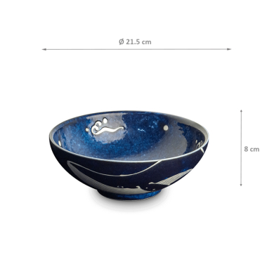 EDO Japan, Bowl Kujira Ø 21,5 cm | H 8 cm, Item No. 6041192