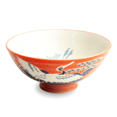 EDO Japan, Schale, Red Crane, Ø 14 x 6,5 cm, Art.-Nr. 6041264