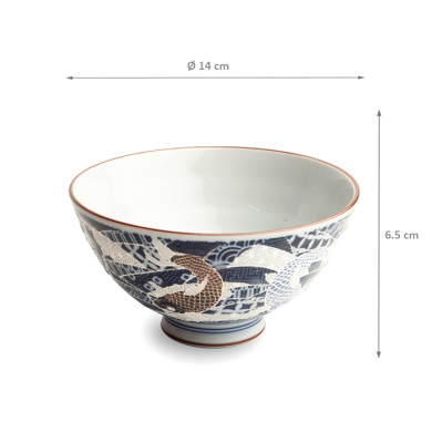 EDO Japan, Schale, Fish, Ø 14 x 6,5 cm, Art.-Nr. 6041271