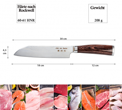 Santoku Knife (universal knife) at g-HoReCa (picture 7 of 7)