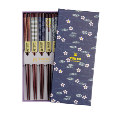 Mixed Designs Chopstick Set at g-HoReCa