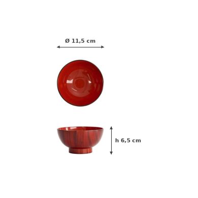 Schale, ABS Lacquerware, Ø 11,5 cm cm, Art.-Nr. 4949
