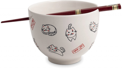 Soba bowl Happy cat EDO Japan bei g-HoReCa 