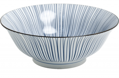 Schale Oriental Stripe Ø 21 cm | H8 cm Edo Japan bei g-HoReCa 