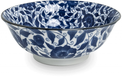 Bowls Blue pattern Ø 21 cm | H8 cm EDO Japan at g-HoReCa (picture 3 of 4)